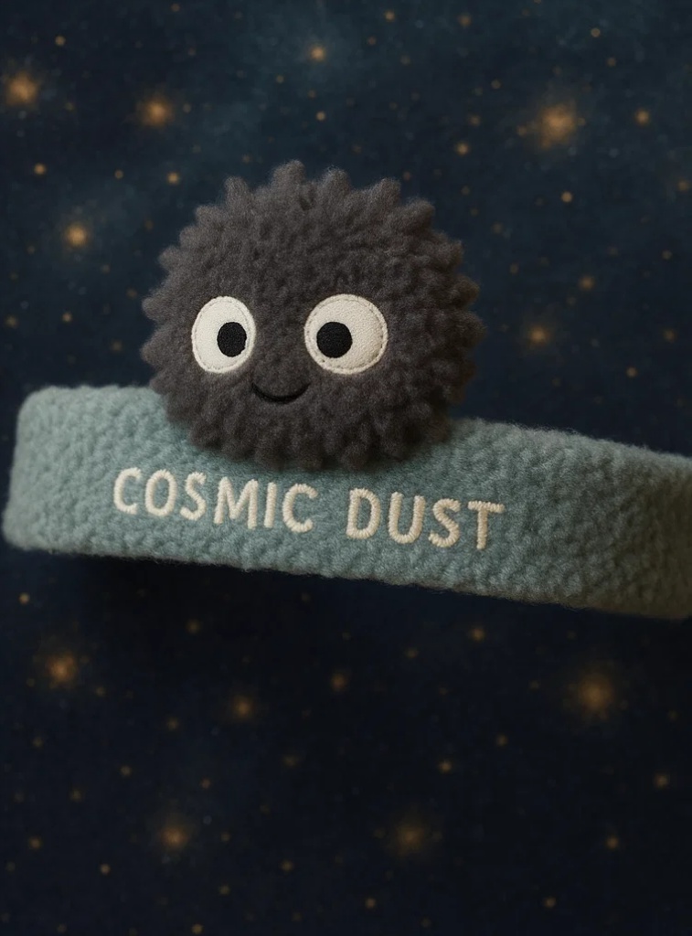 Cosmic Dust Plush Baby Headband – Soft Newborn Photo Prop