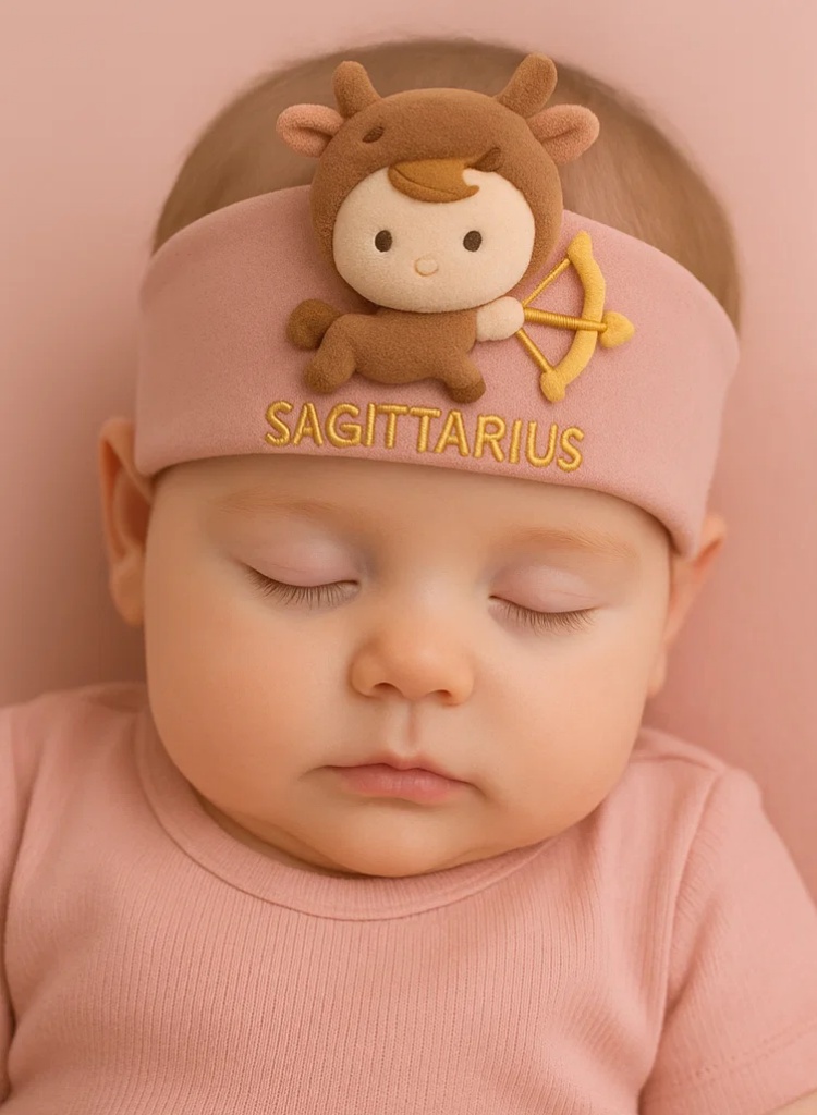 Charming Sagittarius Zodiac Baby Headband