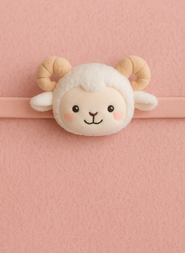 Sweet Aries Zodiac Sheep Headband