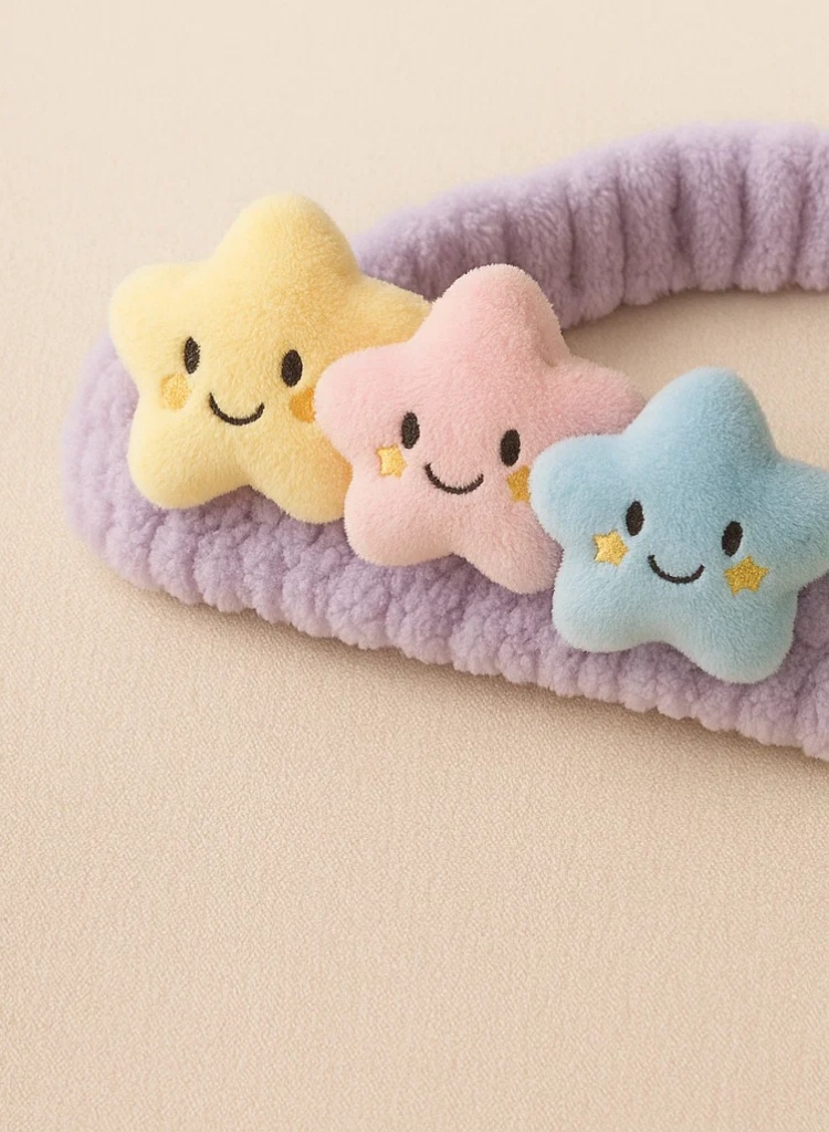 Adorable Baby Star Headband with Cute Planet Design
