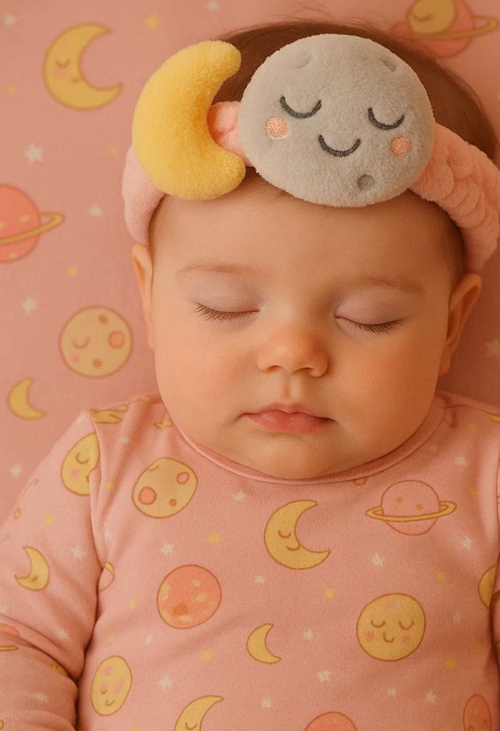 Armas tähe ja planeedi kujundusega beebi peapael