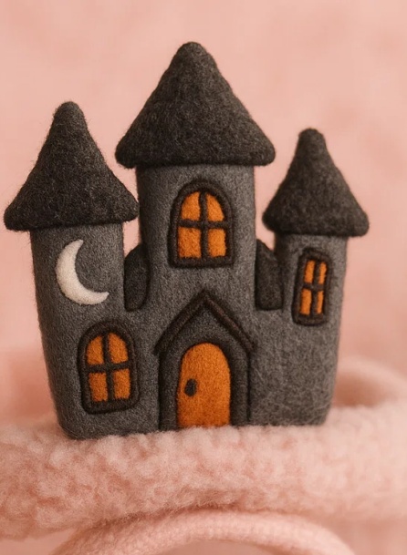 ベビープラッシュヘッドバンド – お化け屋敷デザイン