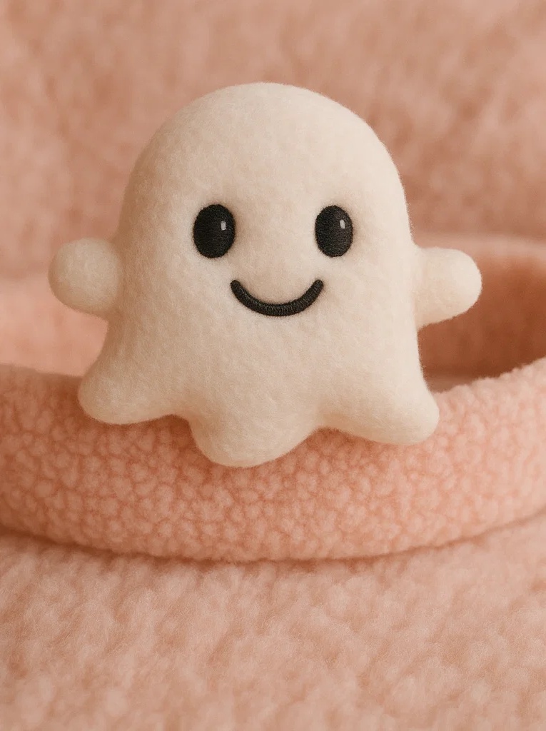 Baby Plush Headband – Cute Ghost Design