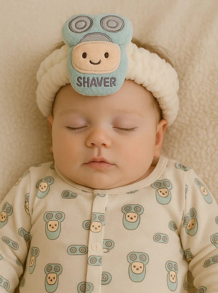 Baby Shaver Plush Headband
