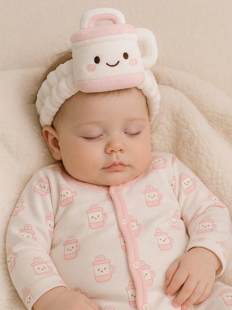 Baby Soy Milk Plush Headband