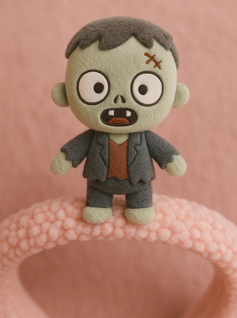 Beebi zombikujuline pehme Halloween’i peapael