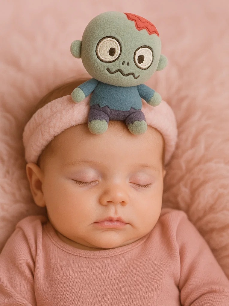 Baby Zombie Plush Halloween Headband
