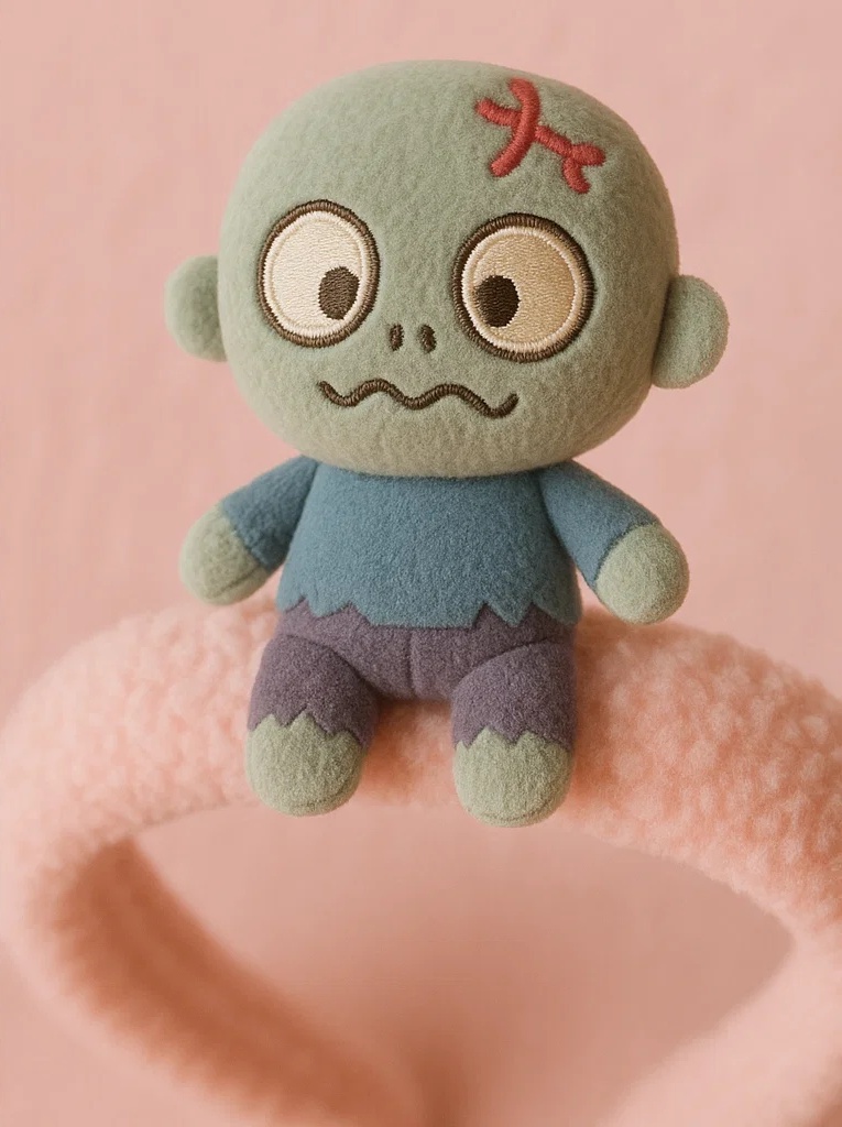 Baby Zombie Plush Halloween Headband