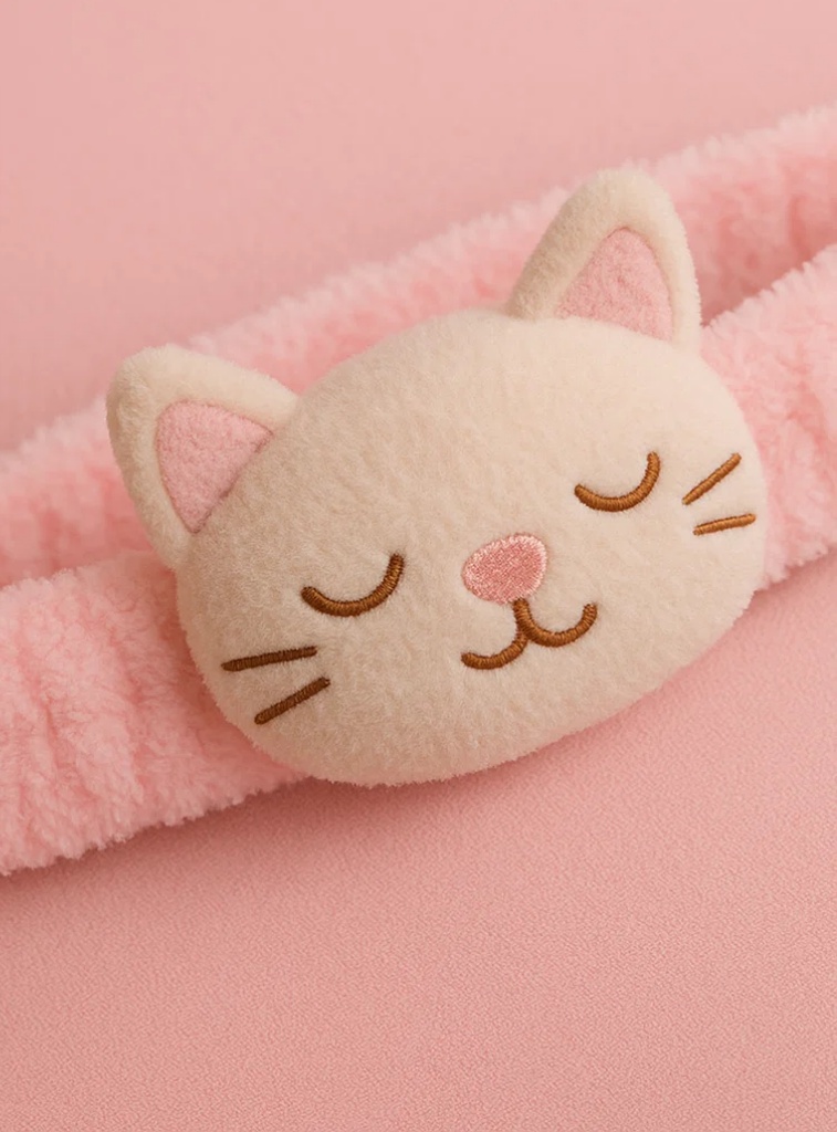 キャットスターぬいぐるみベビーヘッドバンド – 新生児＆乳児向けソフトなアニマルカチューシャ