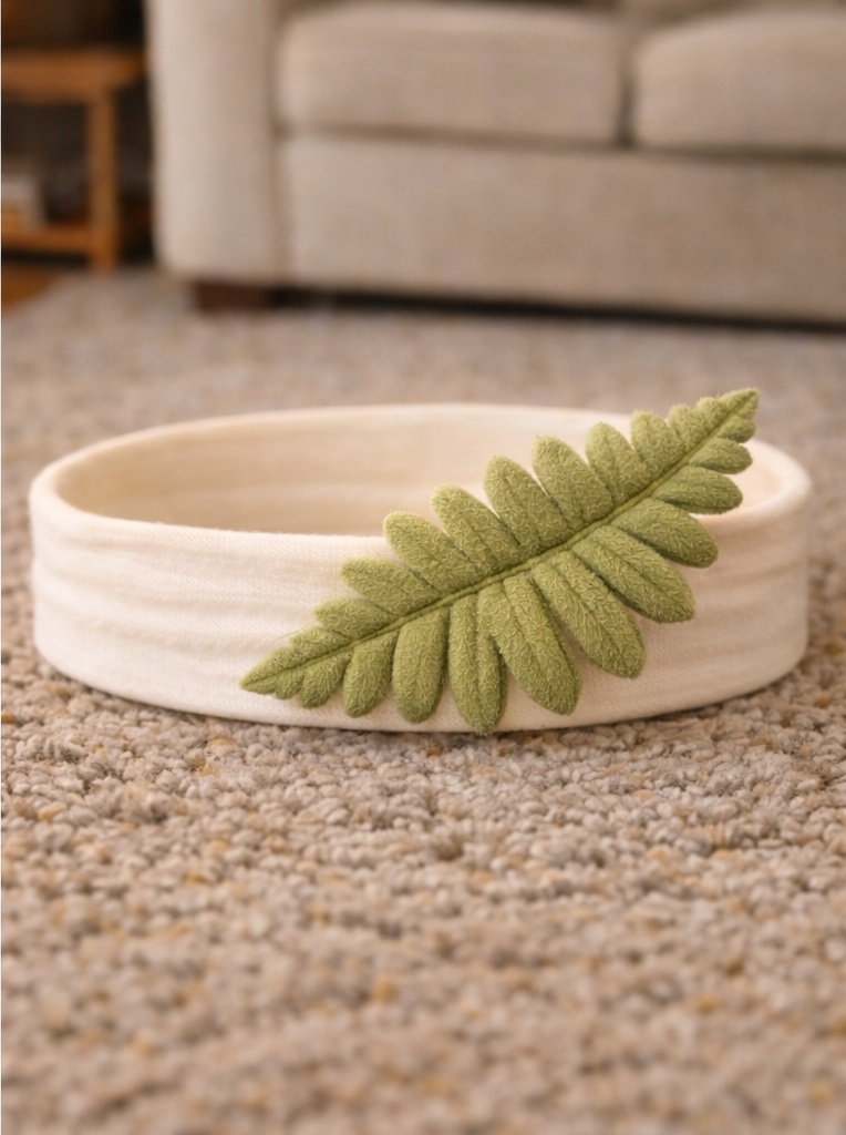 Fern Leaf Baby Headband – Cozy Botanical Style for Baby Essentials Range