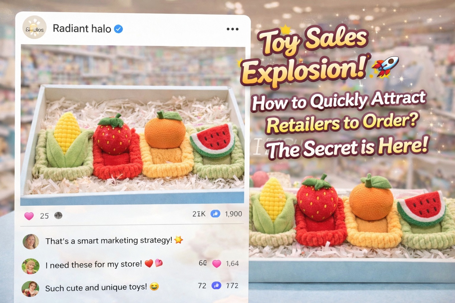 Toy Sales Explosion! How to Quickly Attract Retailers to Order? The Secret is Here! 🚀