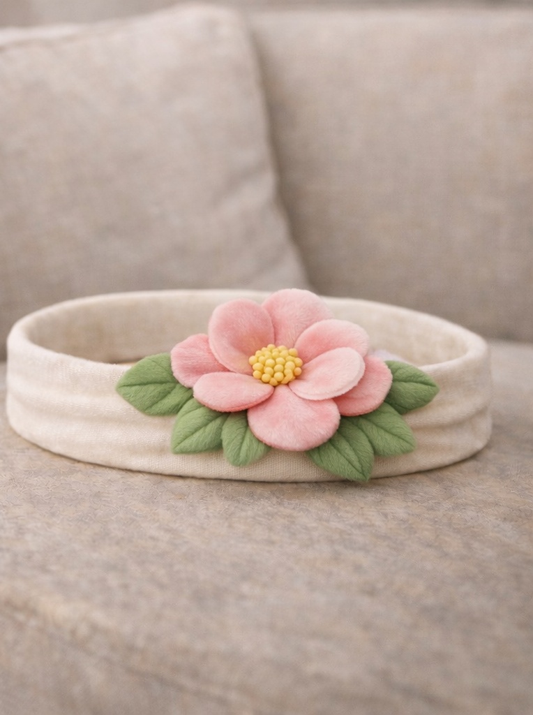 Armas beebipeapael roosa lillemotiiviga – ideaalne B2B klientidele