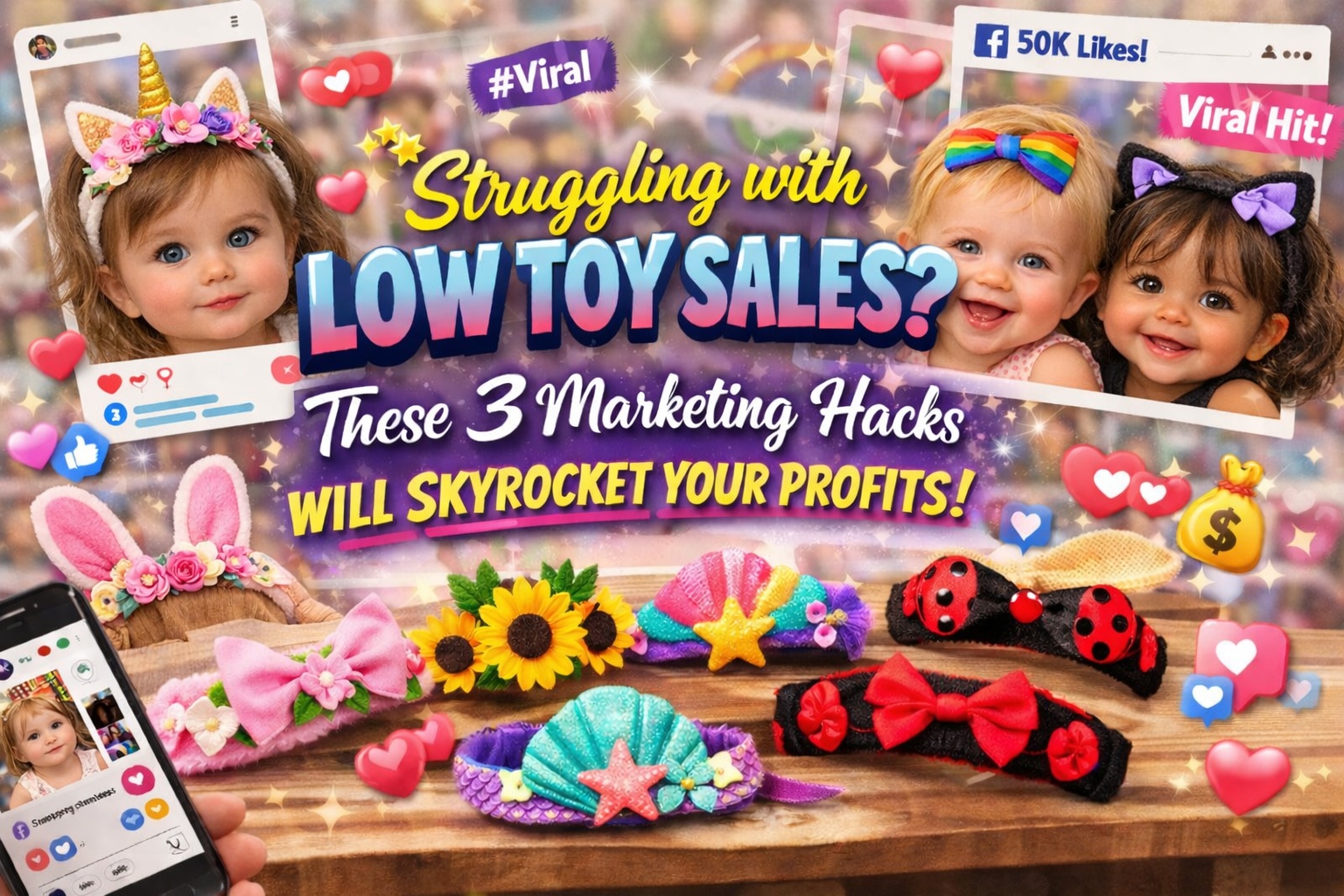 🚨 Struggling with Low Toy Sales? These 3 Marketing Hacks Will Skyrocket Your Profits! 