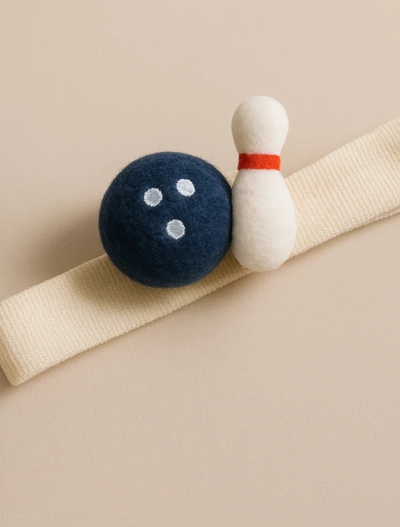 Roll & Giggle Bowling Baby Headband