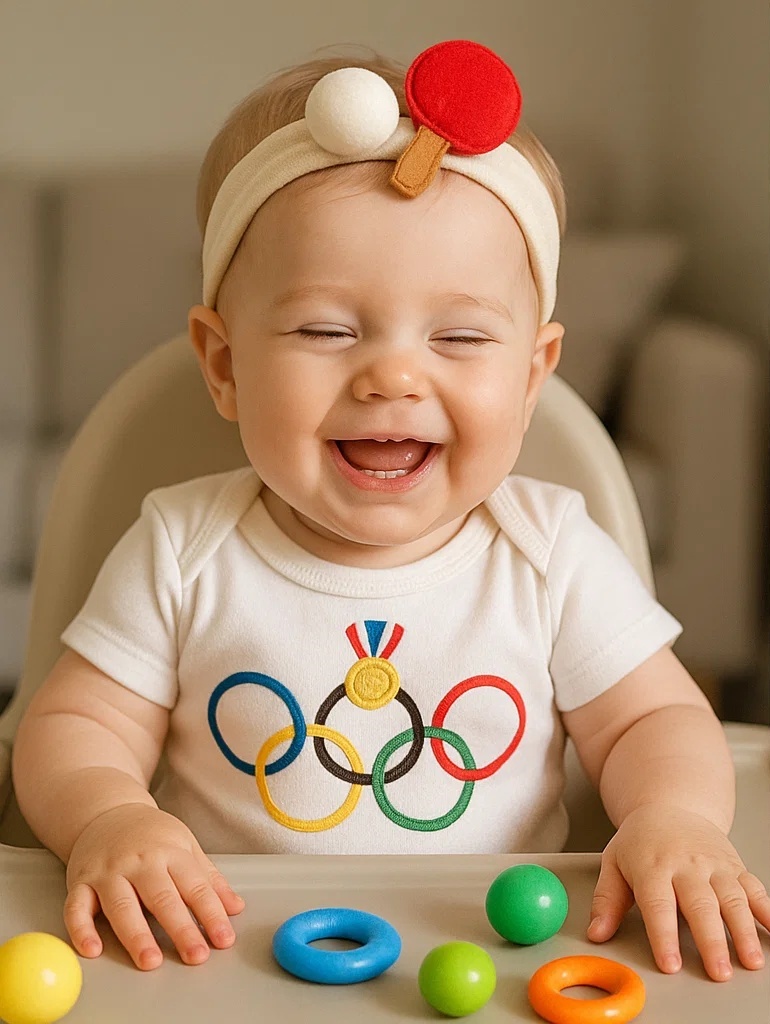 Tiny Table Tennis Star Baby Headband