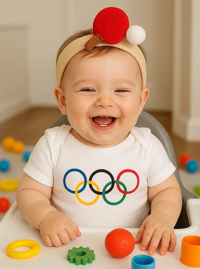 Ping Pong Power Baby Headband