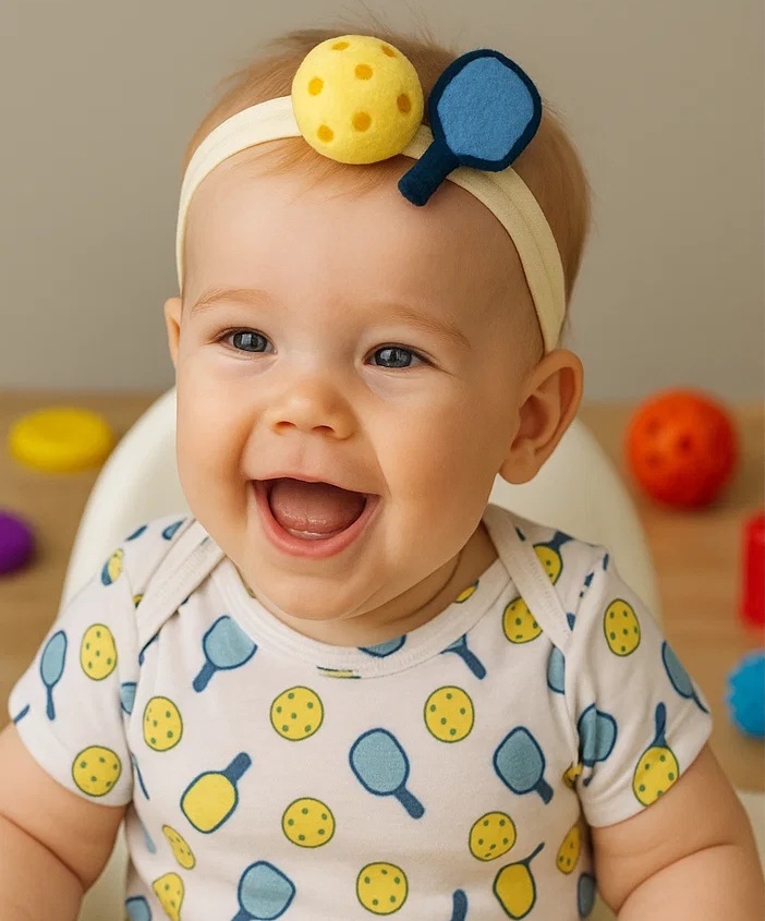 Dink & Dash Pickleball Baby Headband