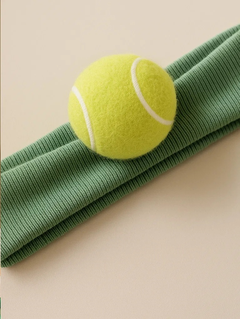 Tennis Ball Plush Baby Headband