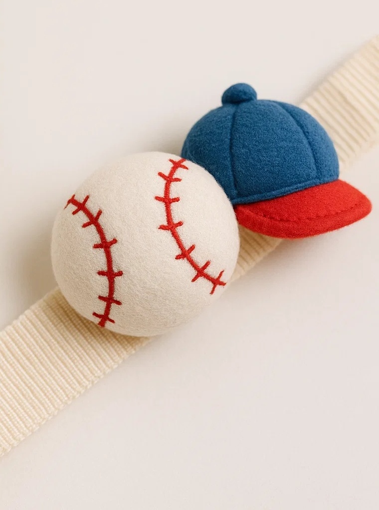 Big League Baby Baseball Headband