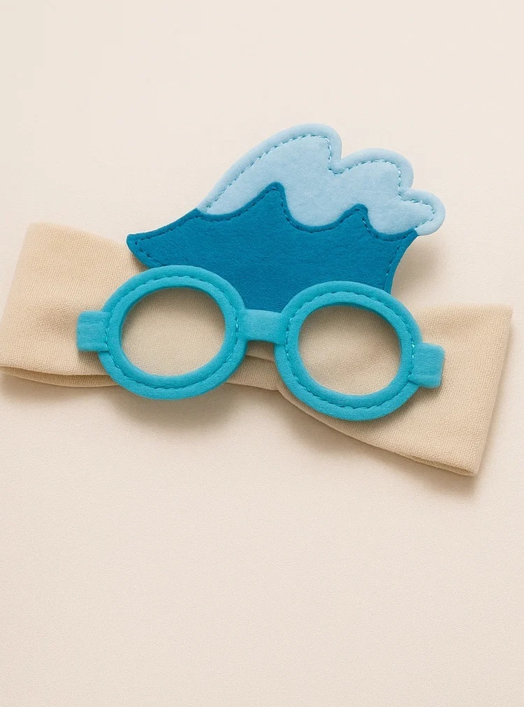 Swim Goggle Baby Headband - Fun and Colorful Headband for Little Swimmers