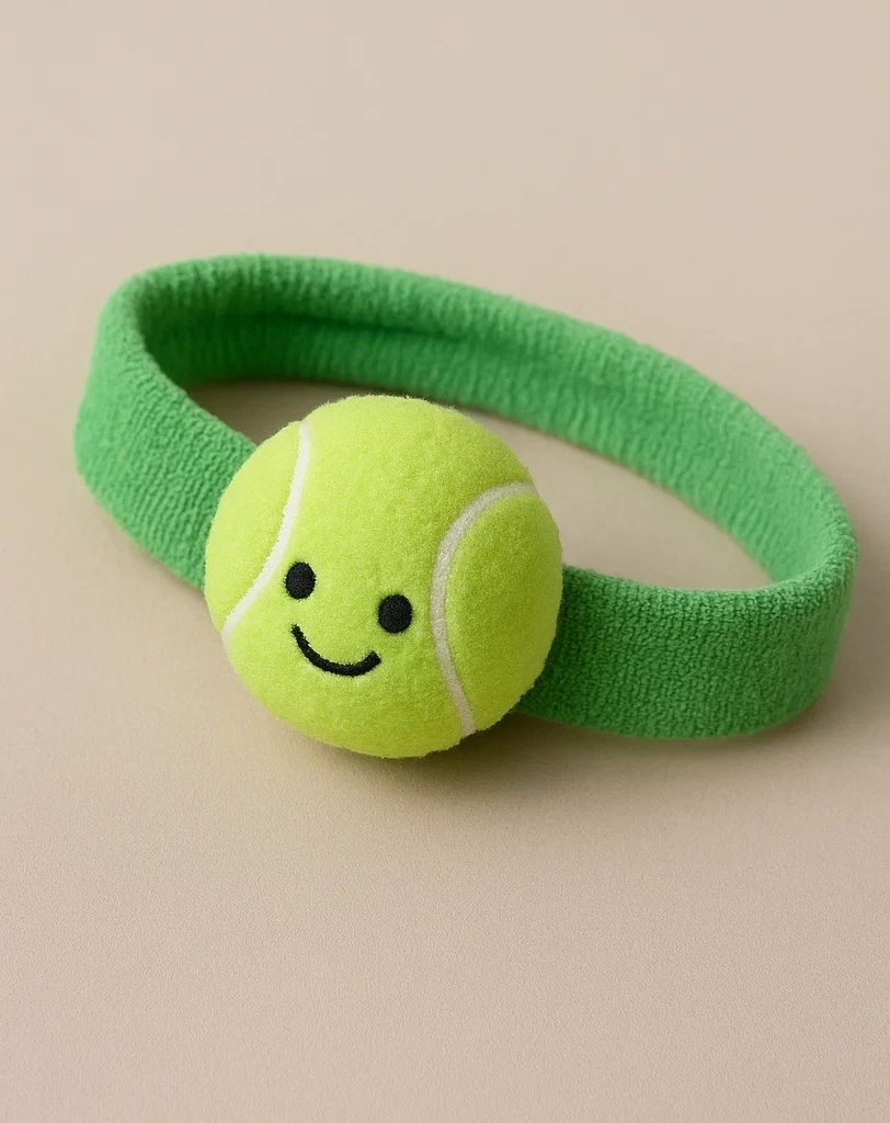 Game, Set, Smile! Baby Tennis Ball Headband