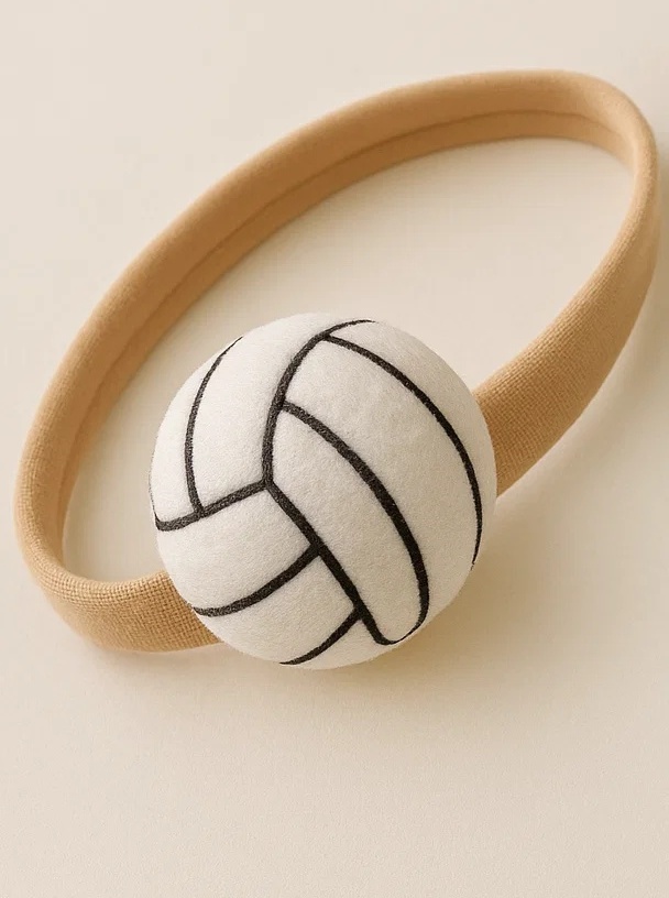 Little Spiker Volleyball Baby Headband