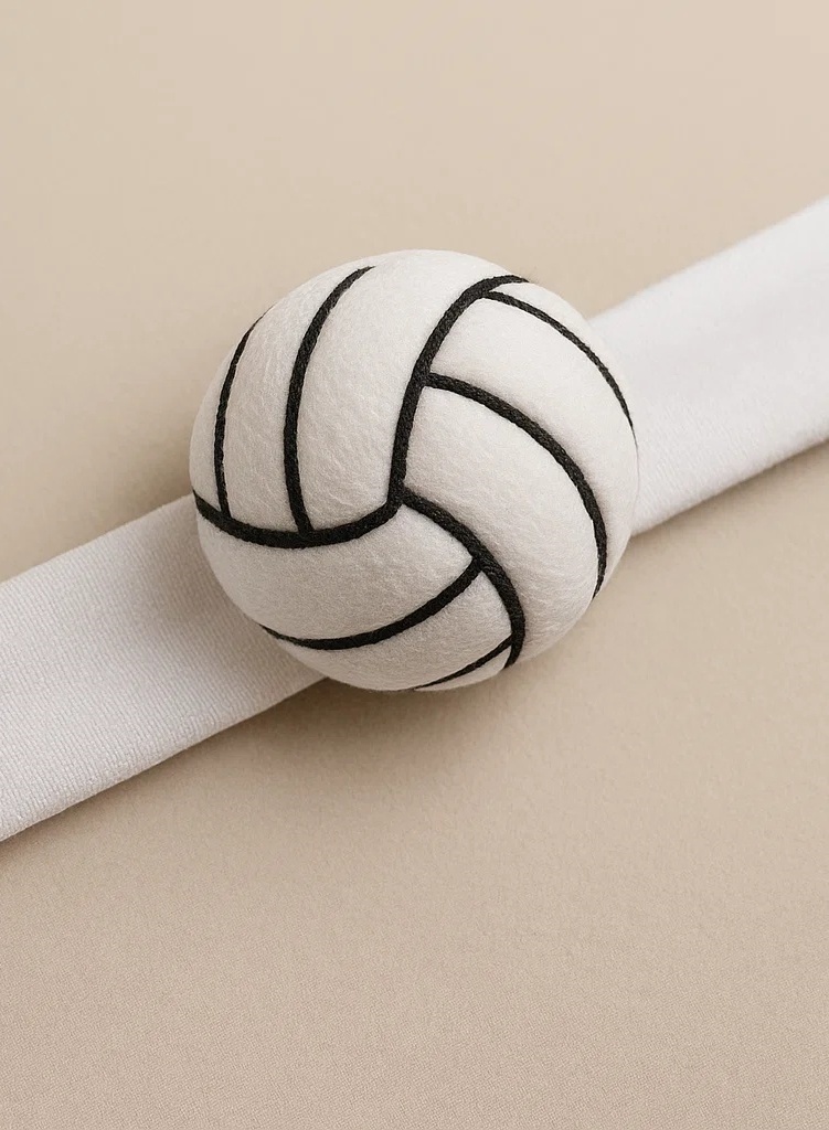 Volley Cutie Baby Headband – White Edition