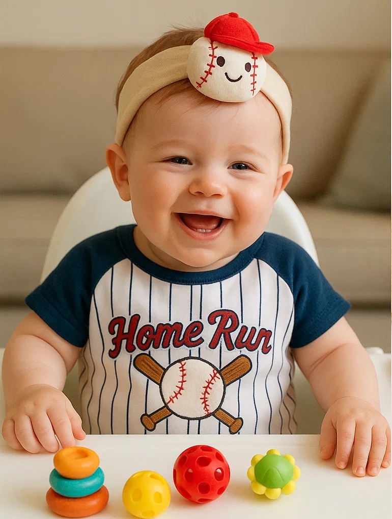 Home Run Hero Baby Headband