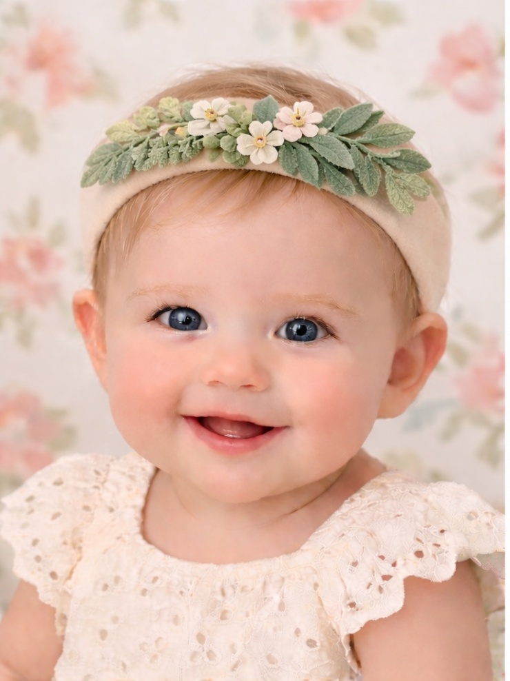 花冠のヘアバンド