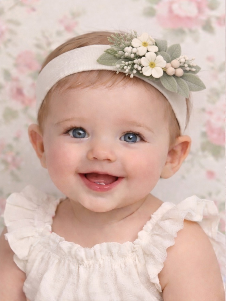Bandeau Couronne de Fleurs