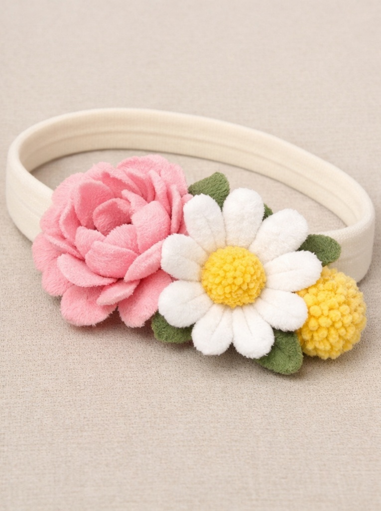 Tiara de Flores Coloridas