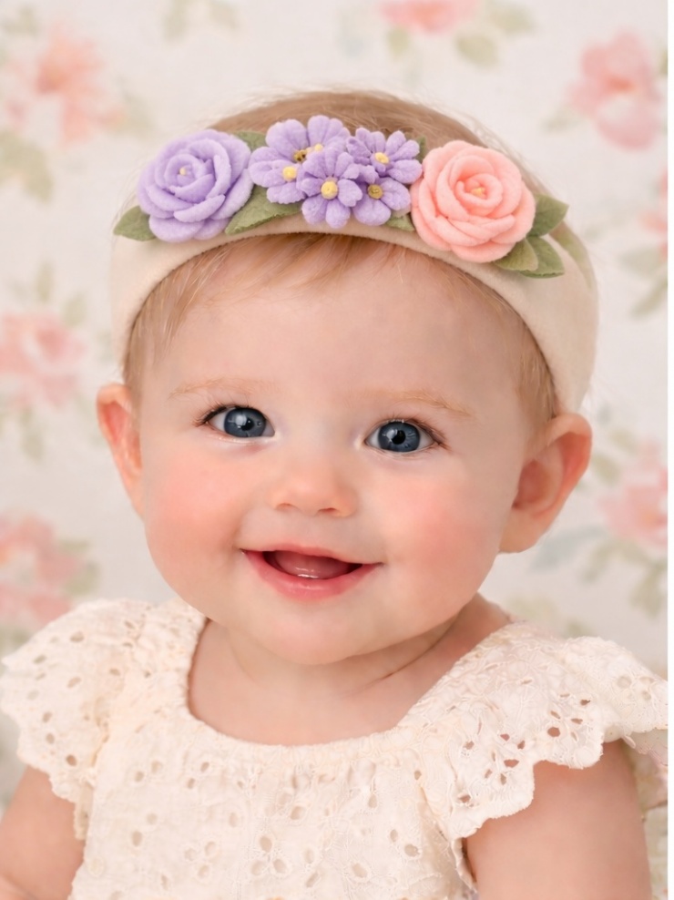 Diadema de flores delicadas