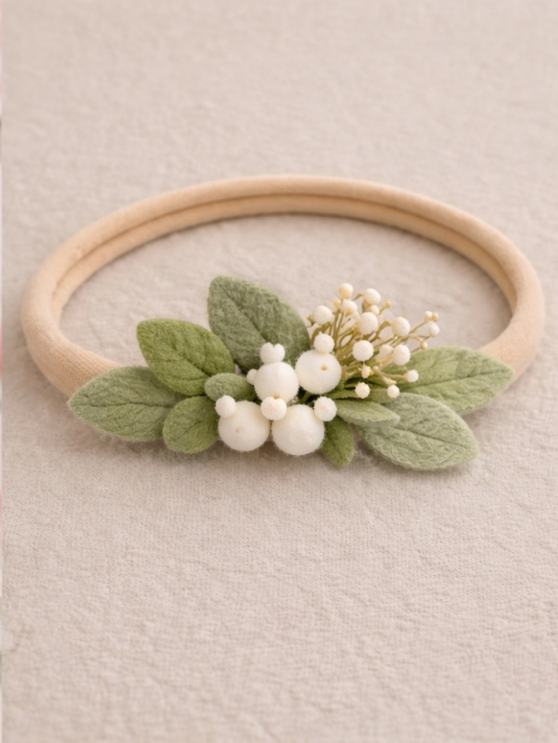Winter Berry Baby Headband