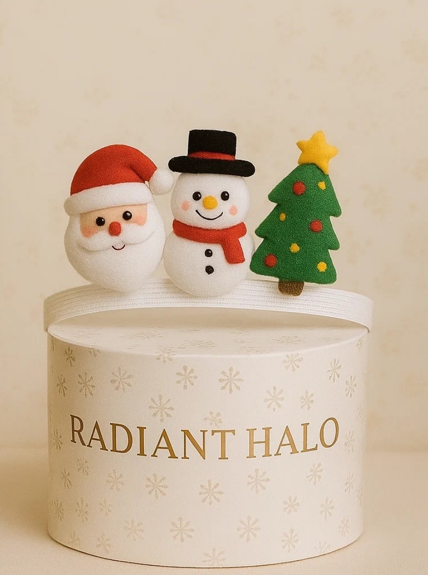 Jõuluteemaline Beebipeapael Lumememme, Jõuluvana ja Kuusega – Fotode ja Kingituste jaoks