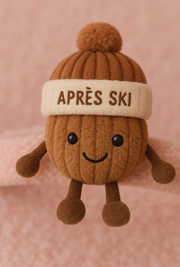 Après Ski Knit Nut Baby Plush Headband – Ribbed Brown Winter Style