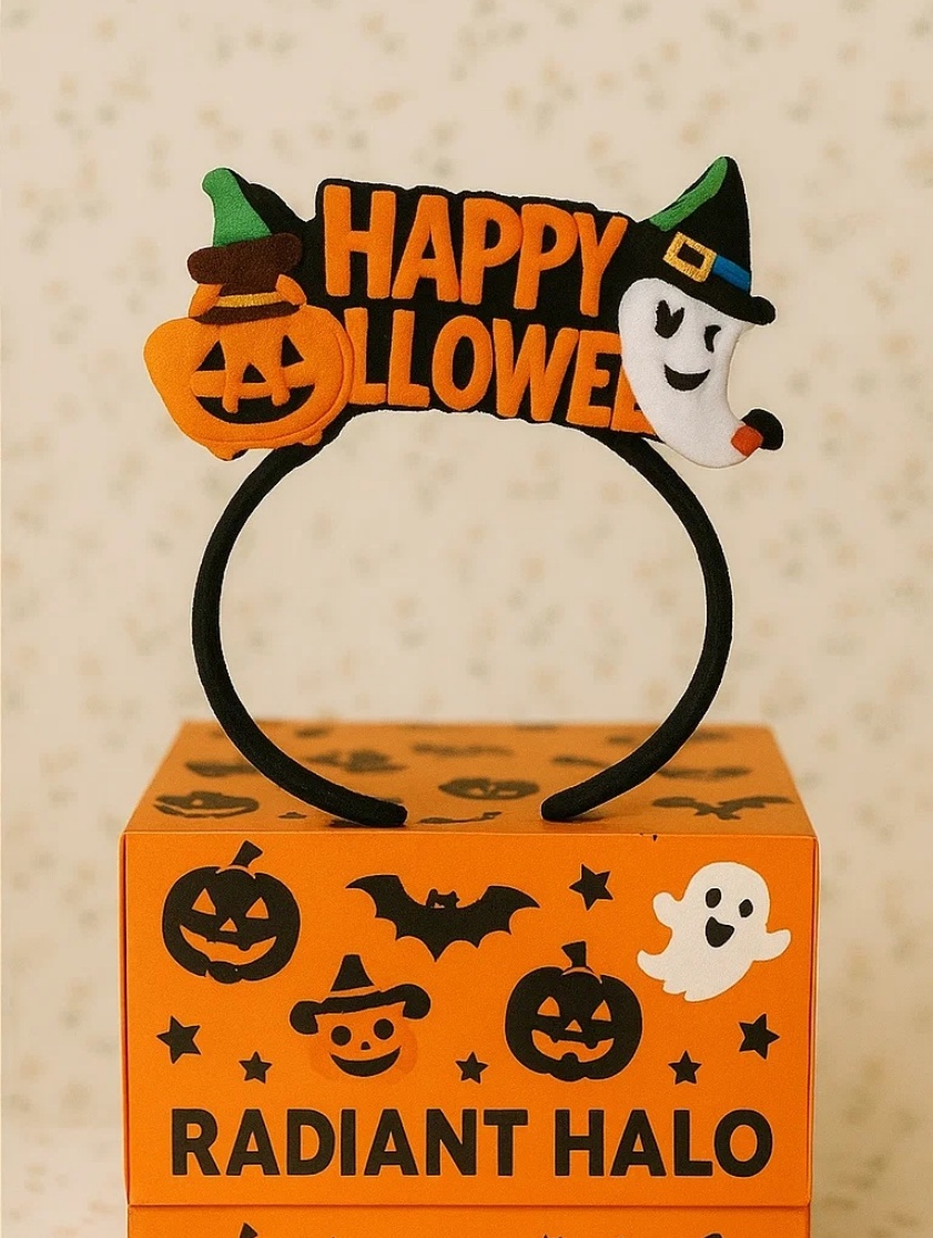 Beebi särav Halloween’i plüüšist peapael