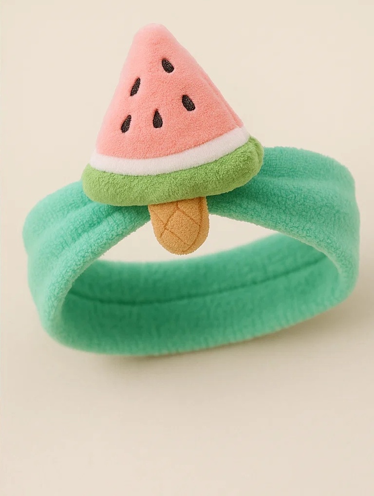 Baby Watermelon Ice Cream Headband with Flower Sunglasses
