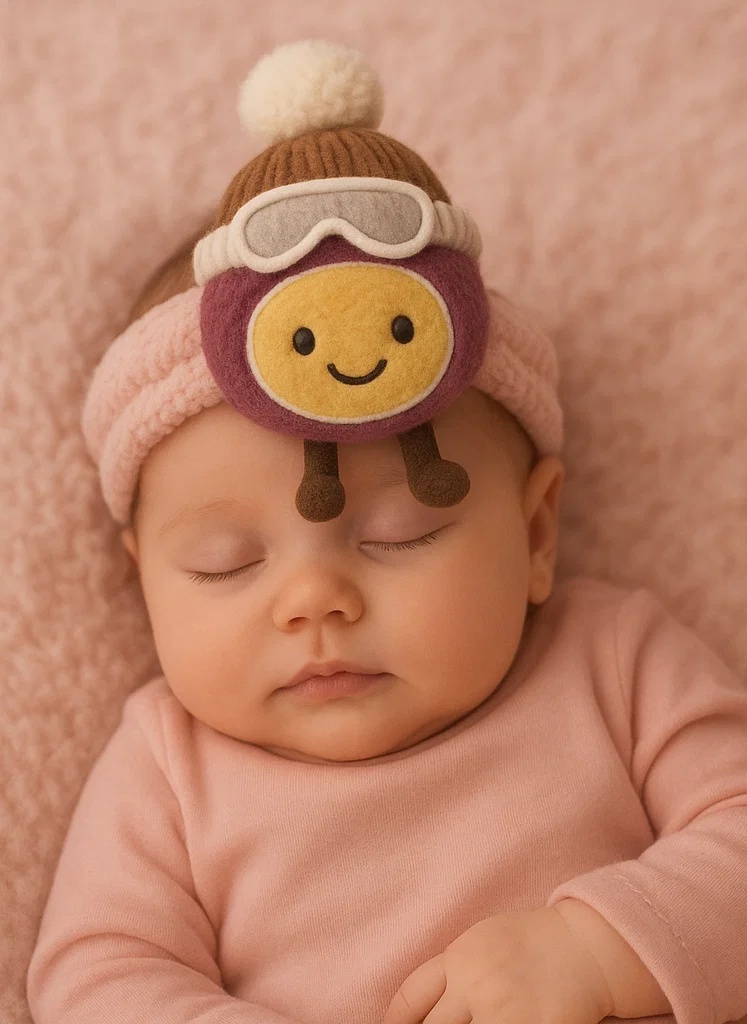 Cute Plush Toy Baby Headband – Soft and Cozy for Your Baby's Comfort