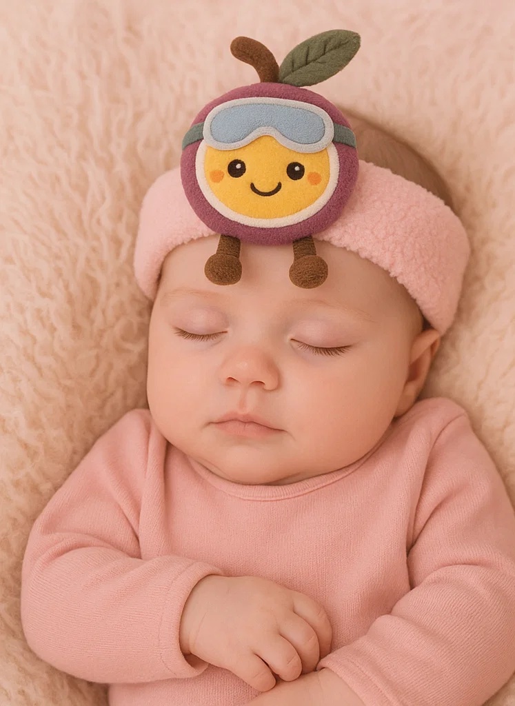 Radiant Halo Baby Headband – Soft Plush Toy Design for Comfort and Cuteness