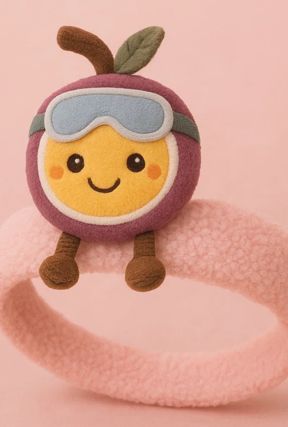 Radiant Halo Baby Headband – Soft Plush Toy Design for Comfort and Cuteness