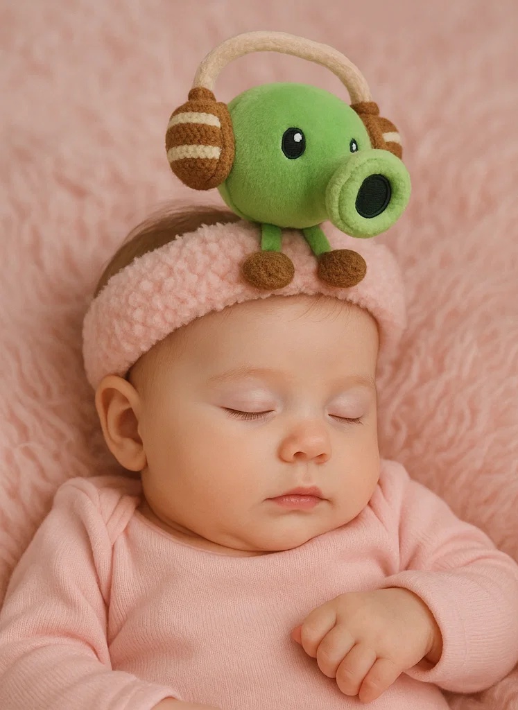 Radiant Halo Laste Peapael Plush Mänguasi Mütsiga ja Aksessuaaridega