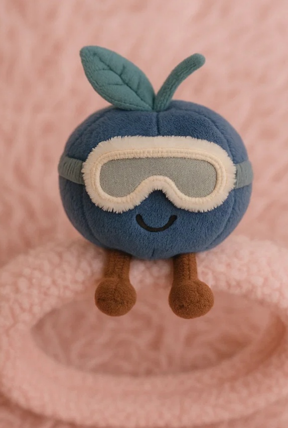 Winterliche Baby Plüschkopfband mit niedlichem Design