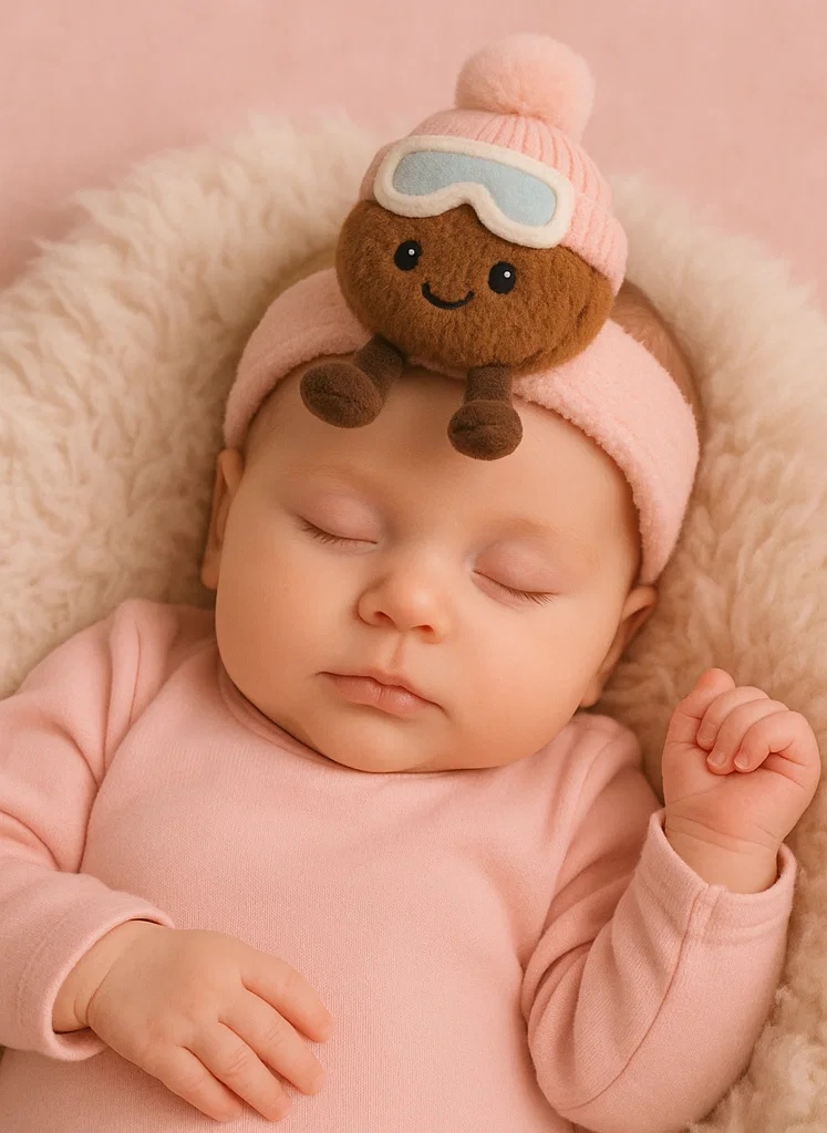 Frosty Charm Baby Plush Headband