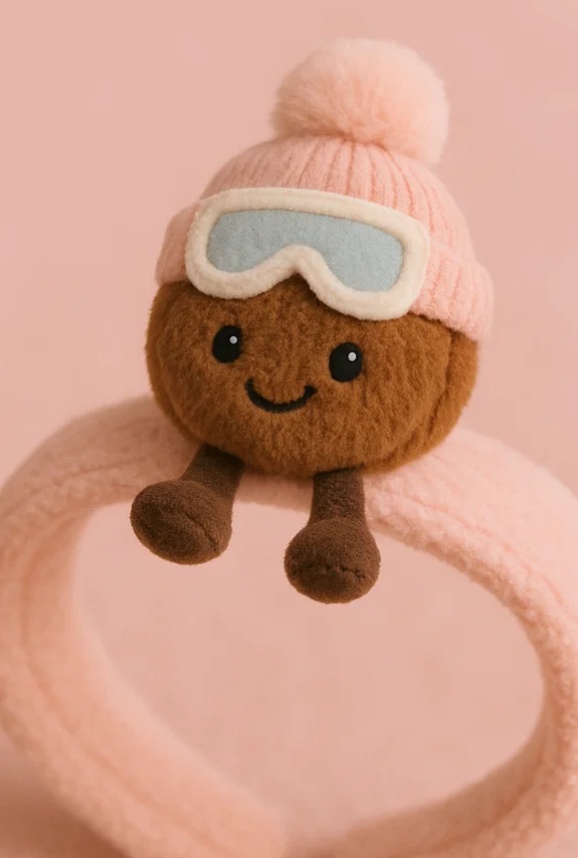 Frosty Charm Baby Plush Headband