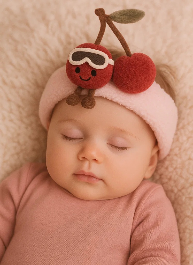 Plush Santa Claus Headband with Après Ski Goggles – Adorable Winter Holiday Headband