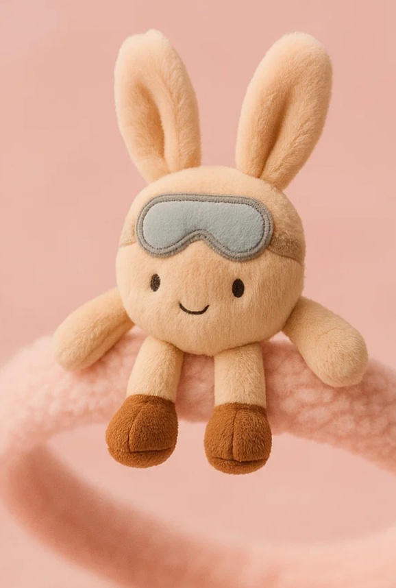 Plüsch Hase Baby Kopfband – Süß und gemütlich für den Winter