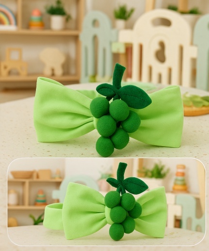 Grape Plush Headband for Babies