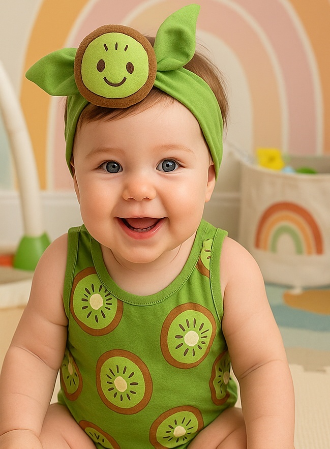 Kiwi Plush Headband for Babies