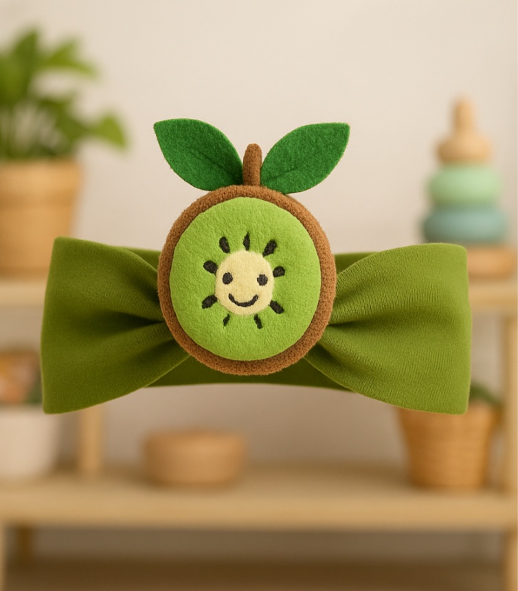 Kiwi Plush Headband for Babies