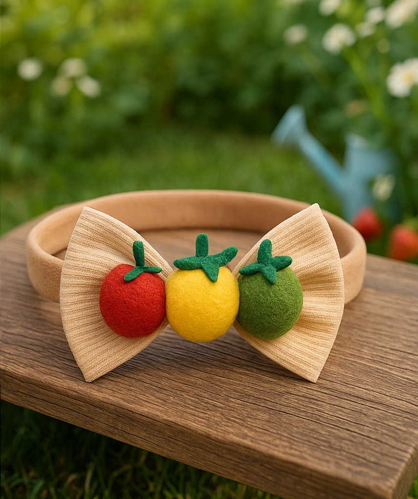 Bell Pepper Plush Headband for Babies